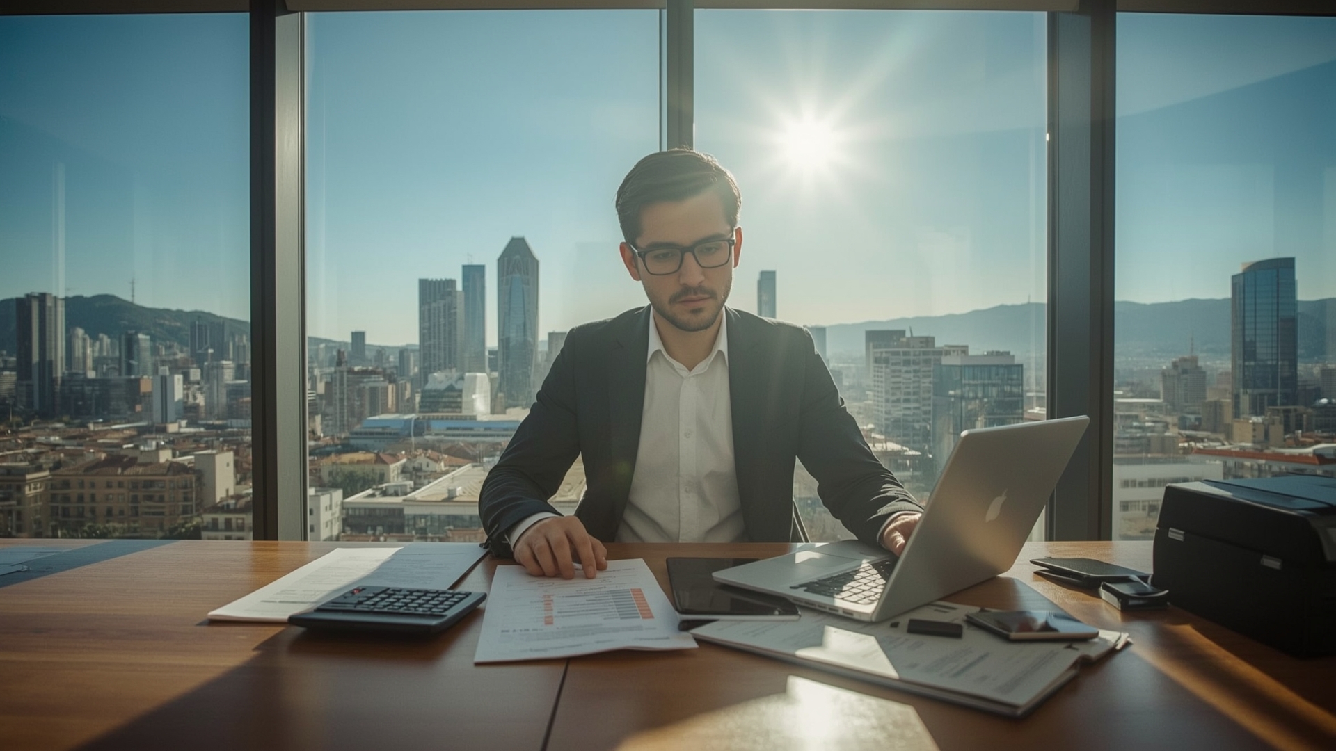 Equipo profesional de turivenolaro trabajando en auditoría financiera
